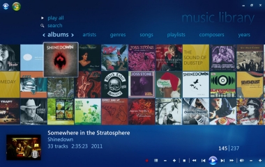 Windows Media Center - Music Library